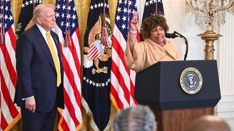 Grandmother tells Trump critics to ‘get off the man’s back’ during White House Black History Month event